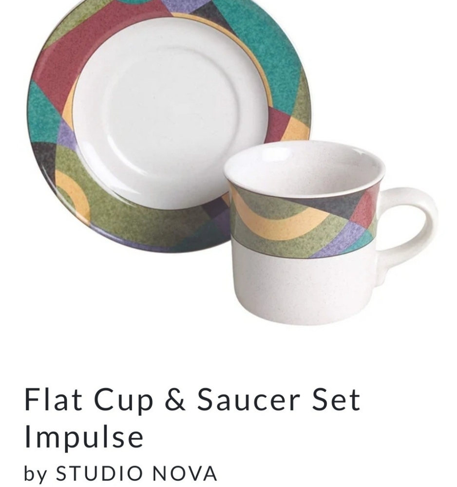 Studion Nova Cup and Saucer set of 12